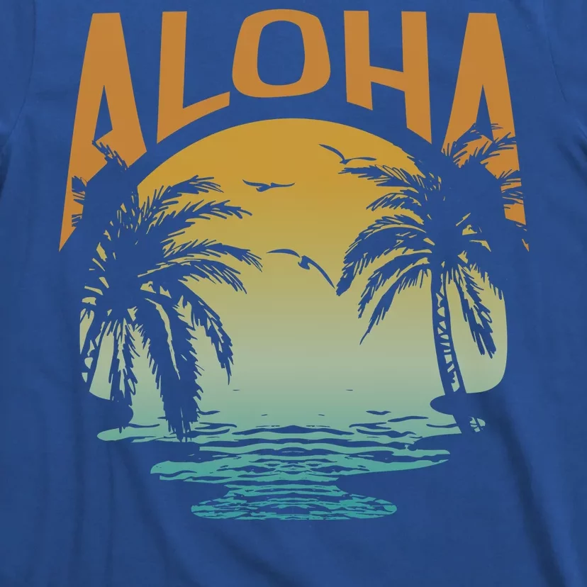 Hawaii, Summer Beach T-shirt Design