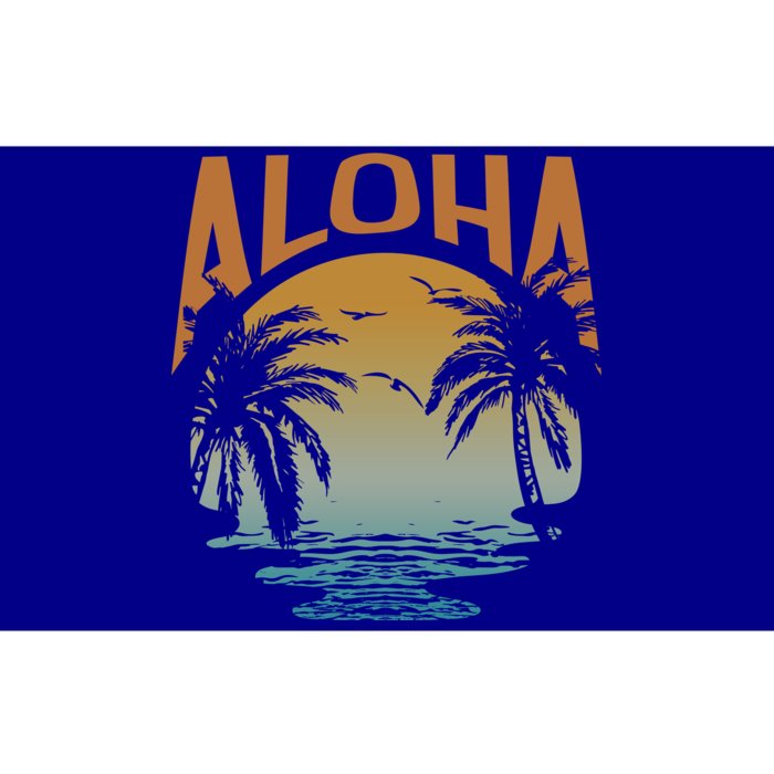 Aloha Summer Beach Bumper Sticker