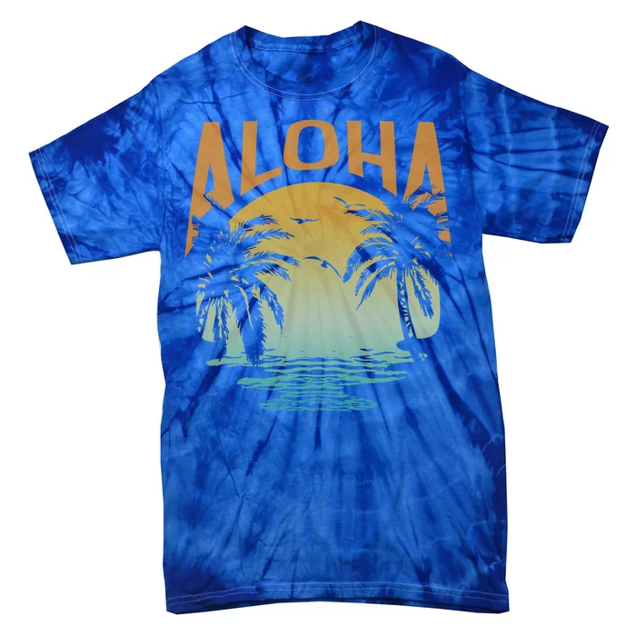 Aloha Summer Beach Tie-Dye T-Shirt