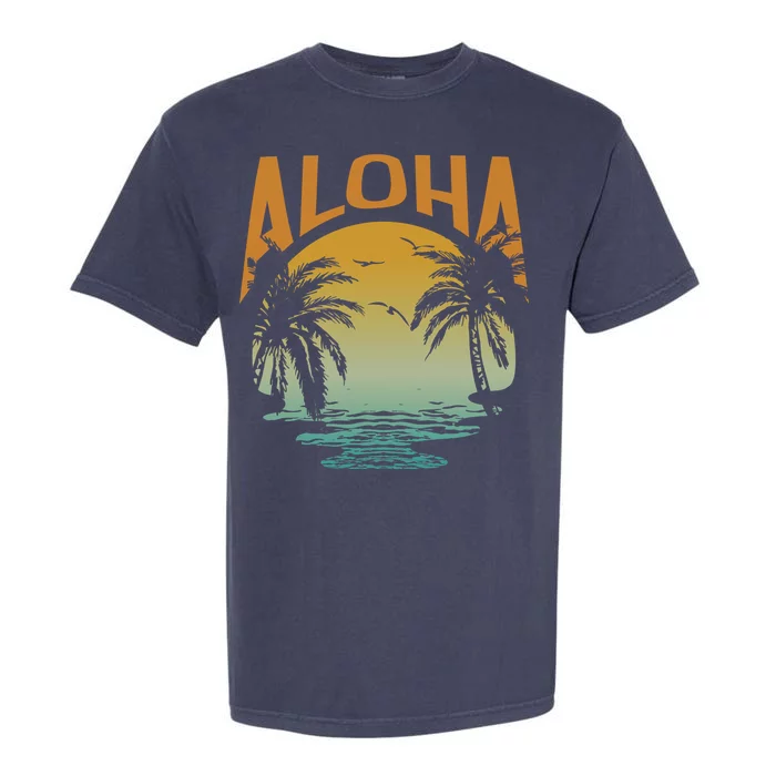 Aloha Summer Beach Garment-Dyed Heavyweight T-Shirt