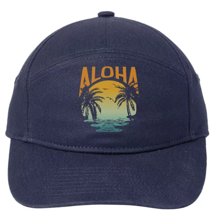 Aloha Summer Beach 7-Panel Snapback Hat