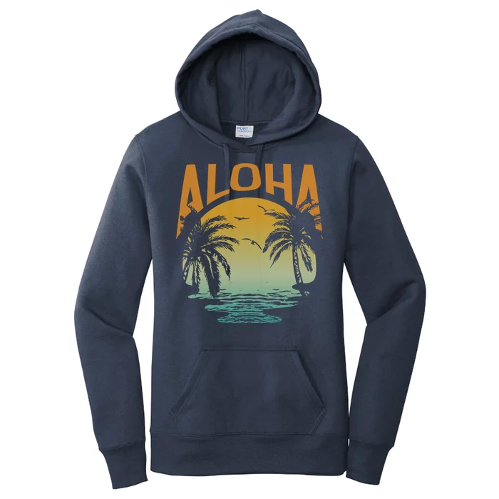 Aloha Summer Beach Women's Pullover Hoodie