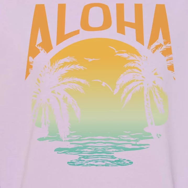 Aloha Summer Beach Garment-Dyed Sweatshirt