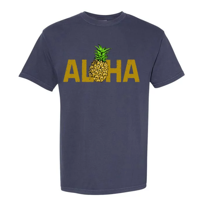 Aloha Summer Pineapple Garment-Dyed Heavyweight T-Shirt