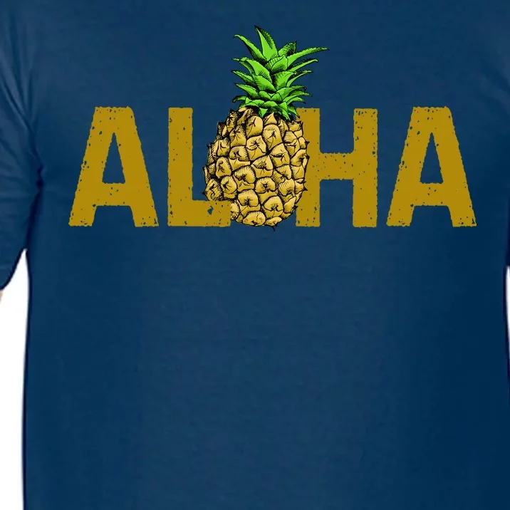 Aloha Summer Pineapple Comfort Colors T-Shirt