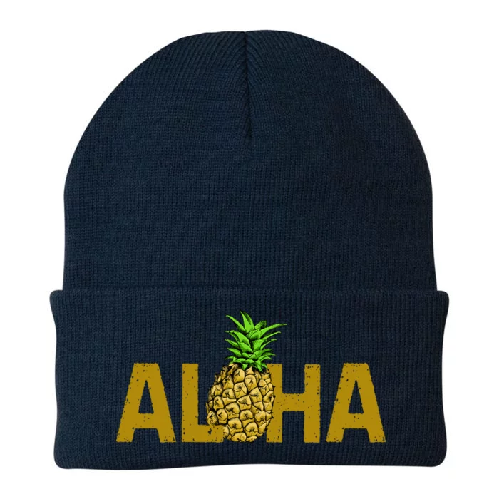 Aloha Summer Pineapple Knit Cap Winter Beanie