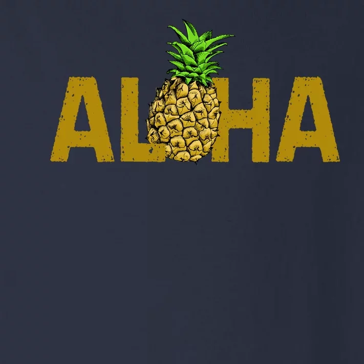 Aloha Summer Pineapple Toddler Long Sleeve Shirt