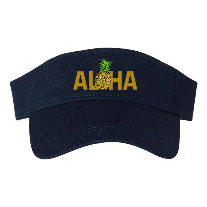 Aloha Summer Pineapple Valucap Bio-Washed Visor