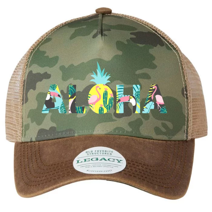 Aloha Tropical Style Legacy Tie Dye Trucker Hat