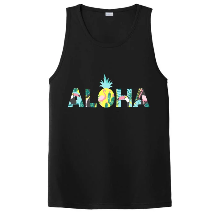 Aloha Tropical Style Performance Tank