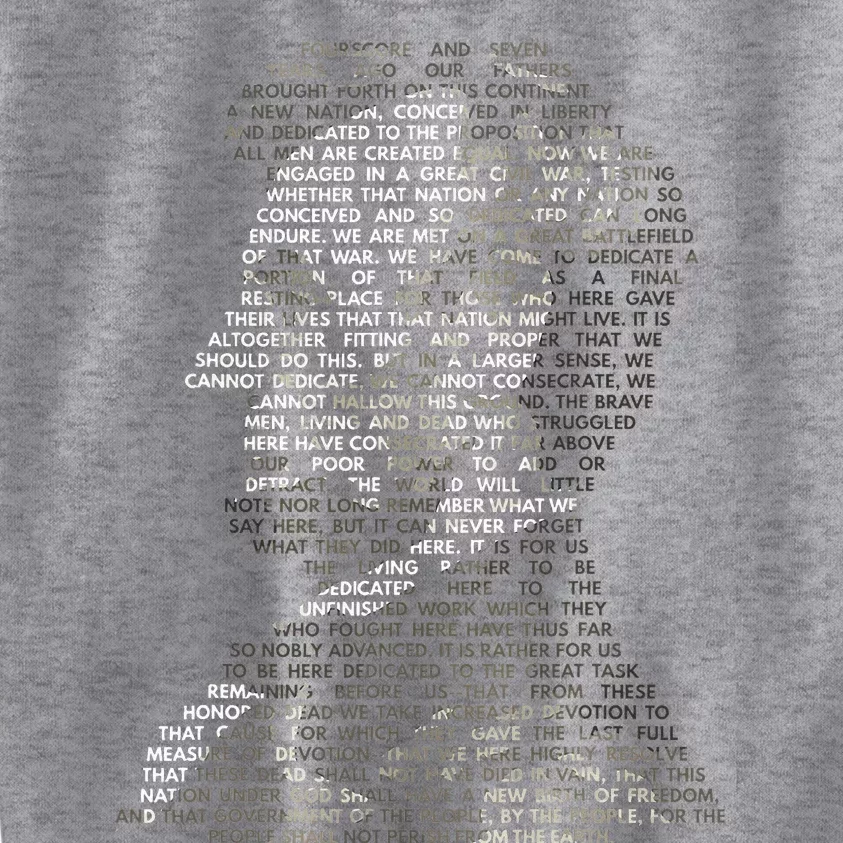 Abraham Lincoln Portrait Gettysburg Address Kids Sweatshirt