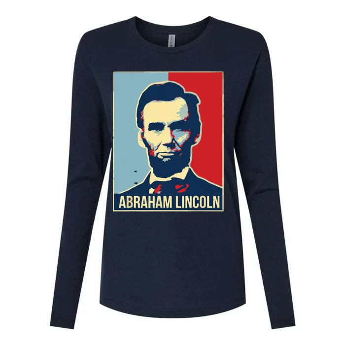 Abraham Lincoln President Gift For President's Day Womens Cotton Relaxed Long Sleeve T-Shirt