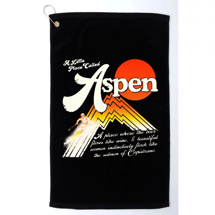 A Little Place Called Aspen Dumb &Amp; Dumber Platinum Collection Golf Towel