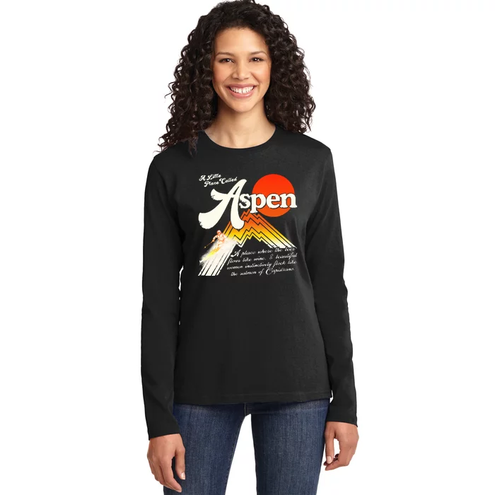 A Little Place Called Aspen Dumb &Amp; Dumber Ladies Long Sleeve Shirt