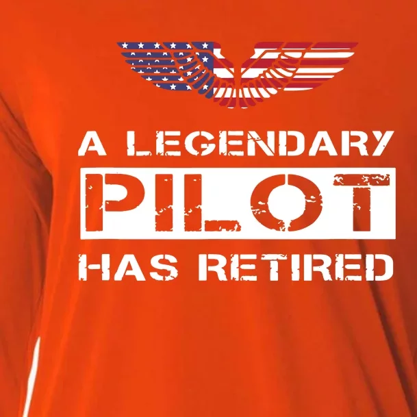 A Legendary Pilot Has Retired Military Jet Retirement Wings Cooling Performance Long Sleeve Crew