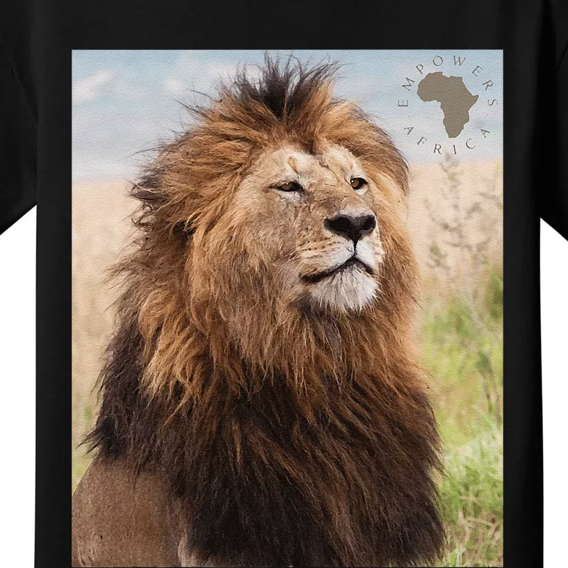 African Lion Pride Kids T-Shirt