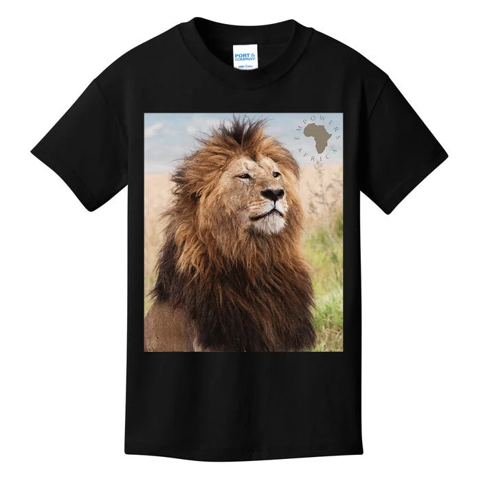 African Lion Pride Kids T-Shirt