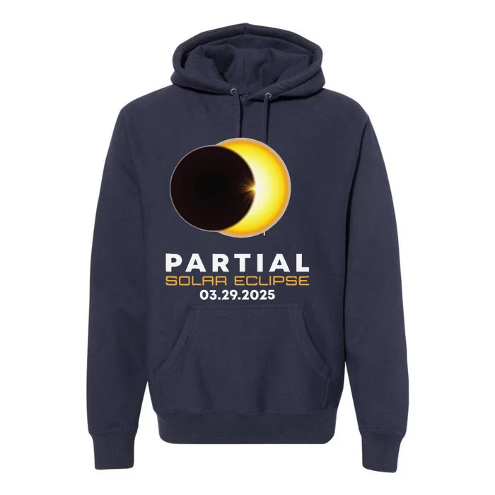 Astronomy Lovers Partial Solar Eclipse 03.29.2025 Premium Hoodie