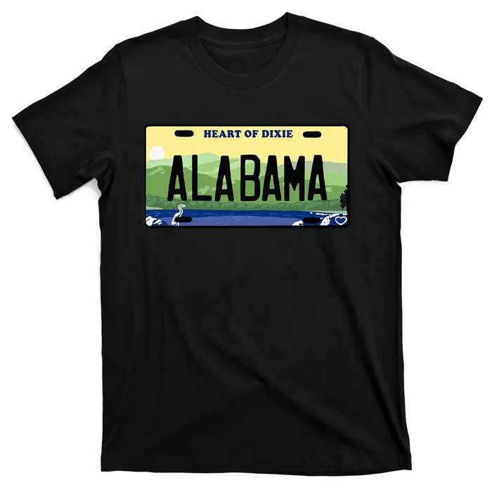 Alabama License Plate Throwback Design Classic T-Shirt