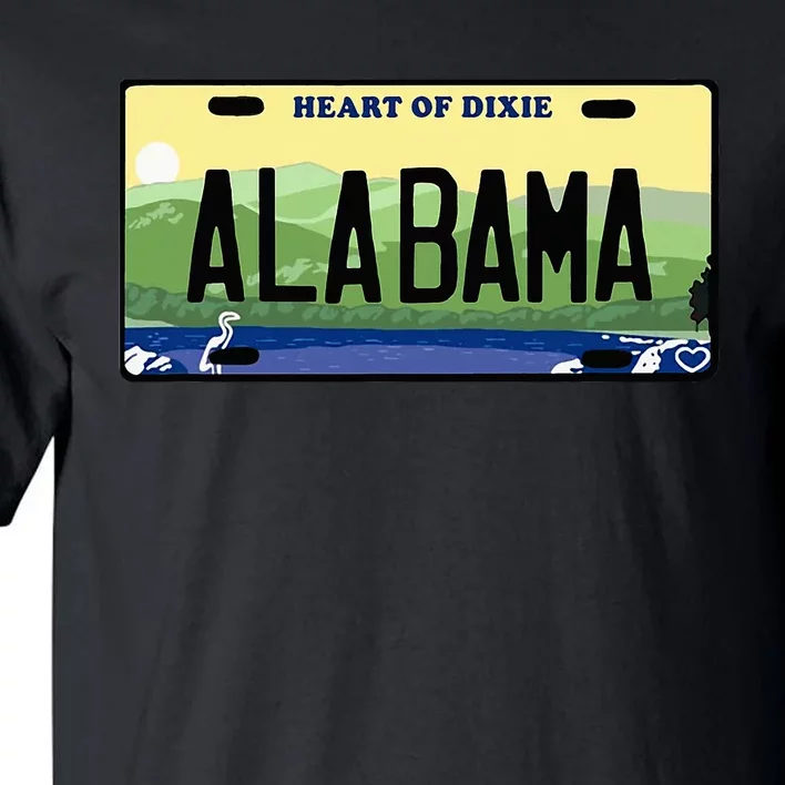 Alabama License Plate Throwback Design Classic Tall T-Shirt