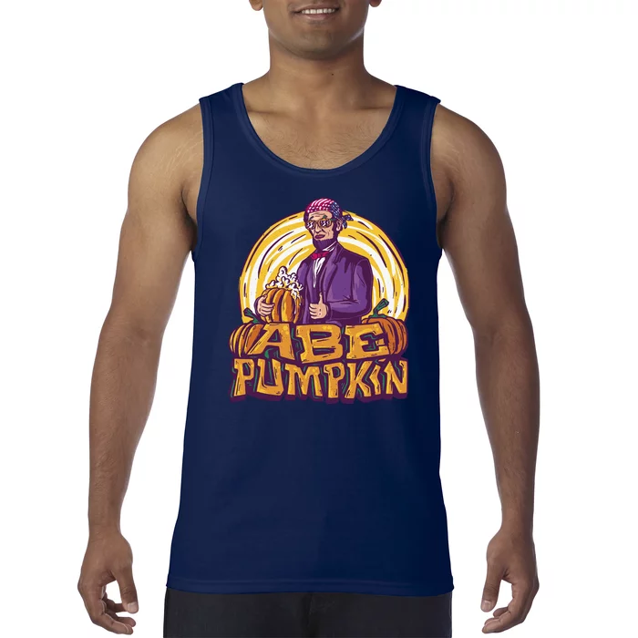 Abraham Lincoln Pumpkin Tank Top