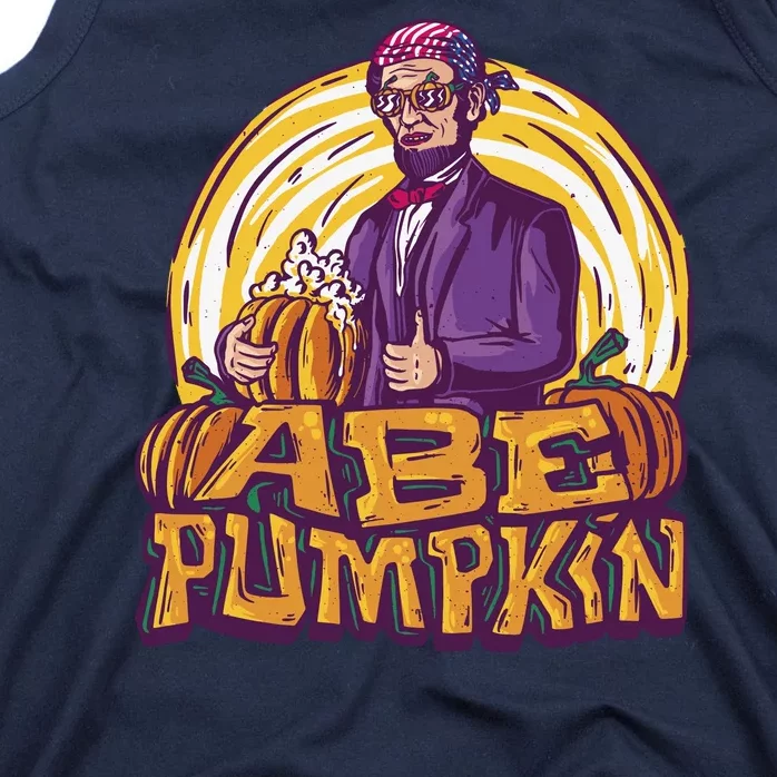 Abraham Lincoln Pumpkin Tank Top