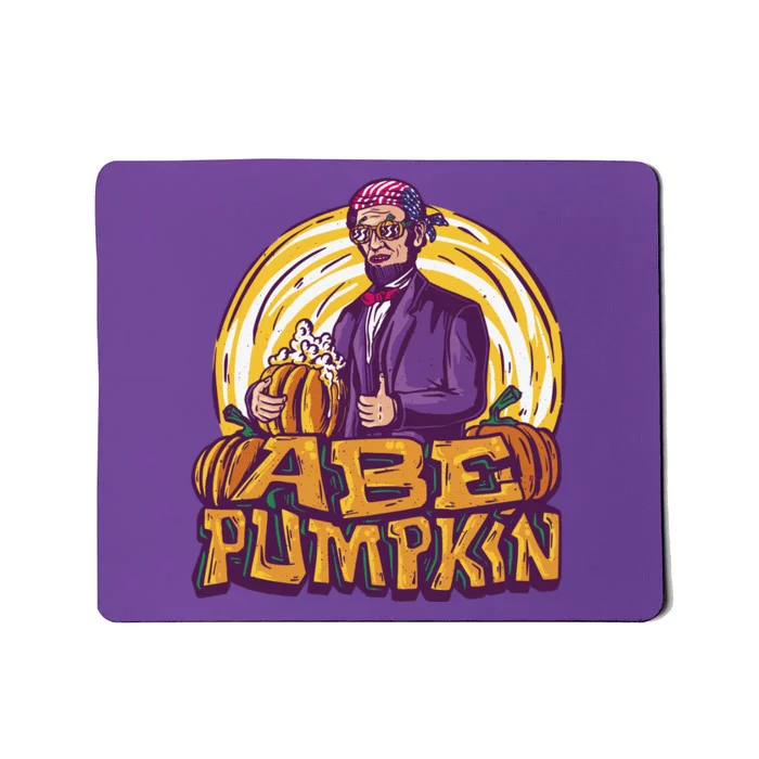 Abraham Lincoln Pumpkin Mousepad