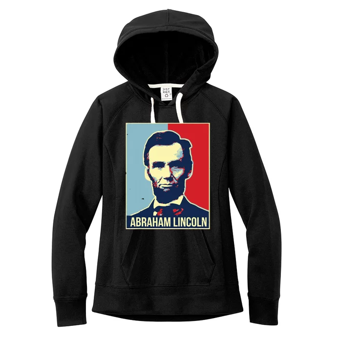 Abraham Lincoln President Women's Fleece Hoodie