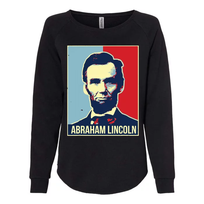 Abraham Lincoln President Womens California Wash Sweatshirt