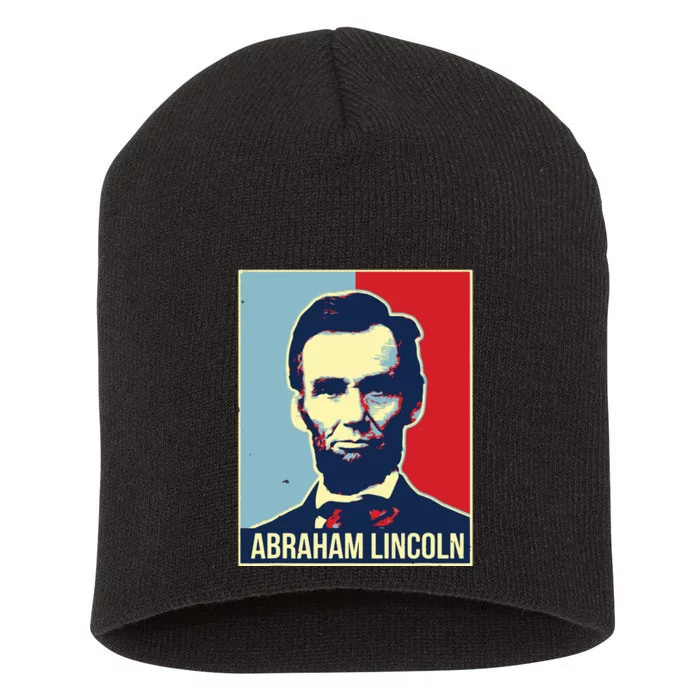 Abraham Lincoln President Short Acrylic Beanie