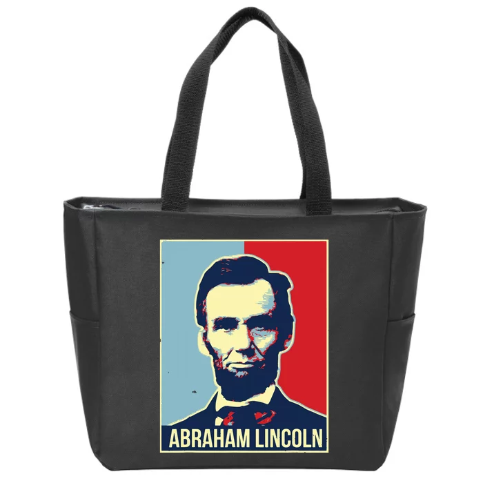 Abraham Lincoln President Zip Tote Bag