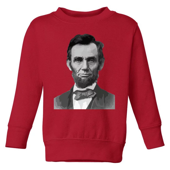 Abraham Lincoln Presidential Portrait Vintage Abe Lincoln Toddler Sweatshirt