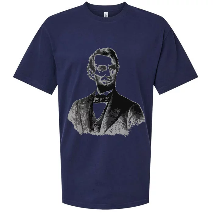 Abraham Lincoln Presidential Portrait Vintage Abe Lincoln Sueded Cloud Jersey T-Shirt