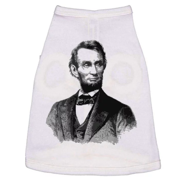 Abraham Lincoln Presidential Portrait Vintage Abe Lincoln Doggie Tank