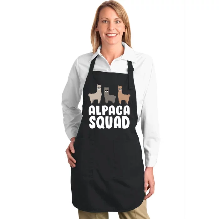 Alpaca Squad Full-Length Apron With Pocket