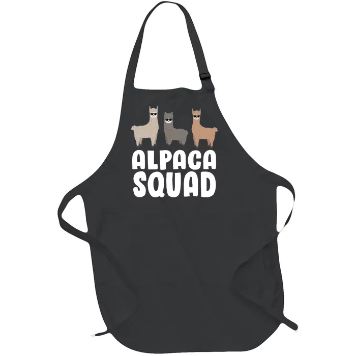 Alpaca Squad Full-Length Apron With Pocket