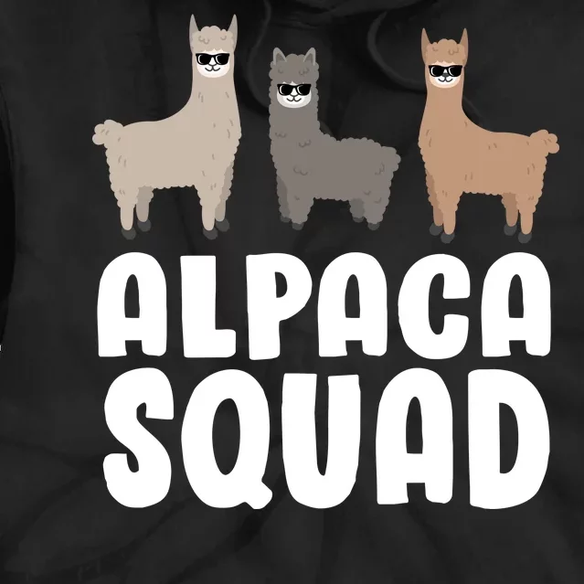 Alpaca Squad Tie Dye Hoodie