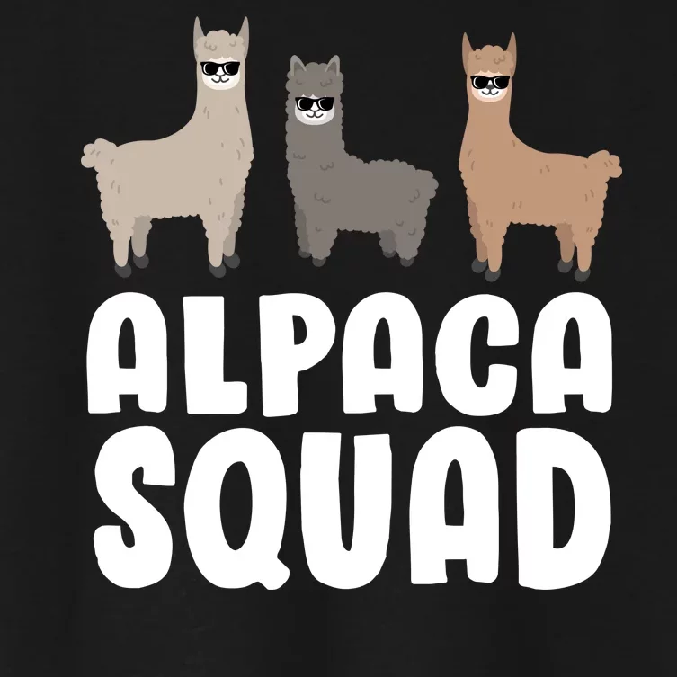 Alpaca Squad Women's Crop Top Tee