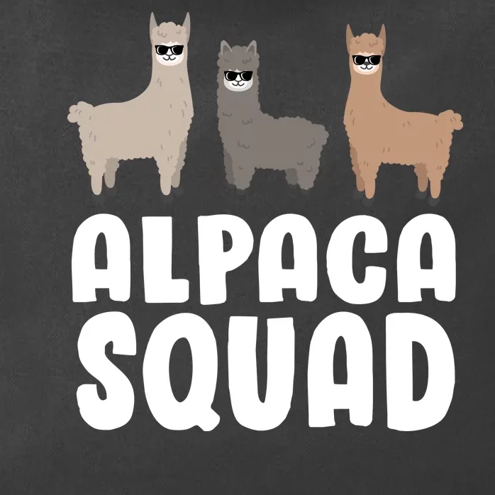 Alpaca Squad Zip Tote Bag