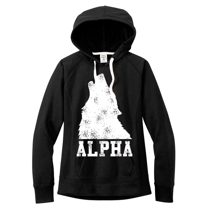 Alpha Wolf Women's Fleece Hoodie