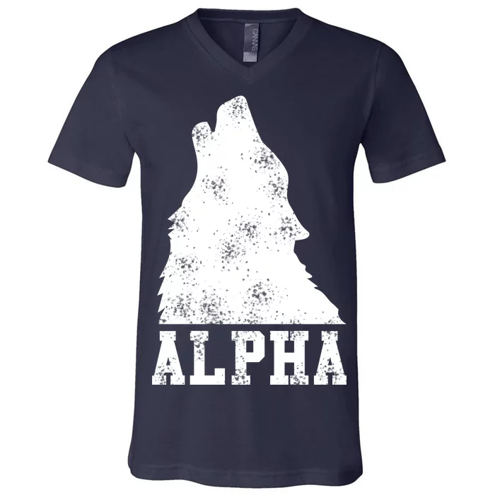 Alpha Wolf V-Neck T-Shirt