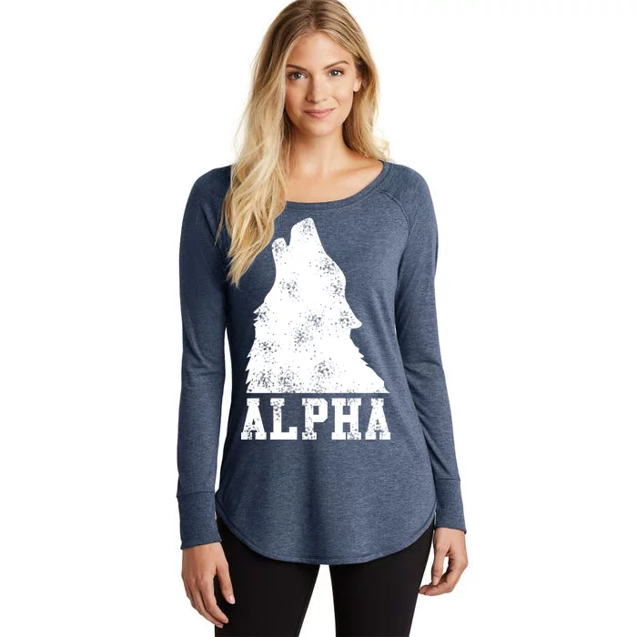 Alpha Wolf Women's Perfect Tri Tunic Long Sleeve Shirt