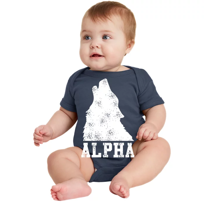 Alpha Wolf Baby Bodysuit