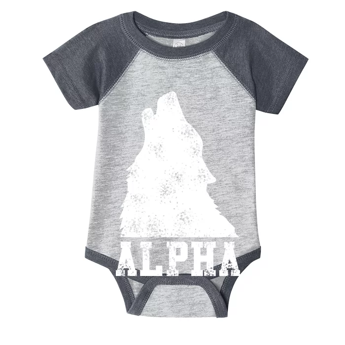 Alpha Wolf Infant Baby Jersey Bodysuit