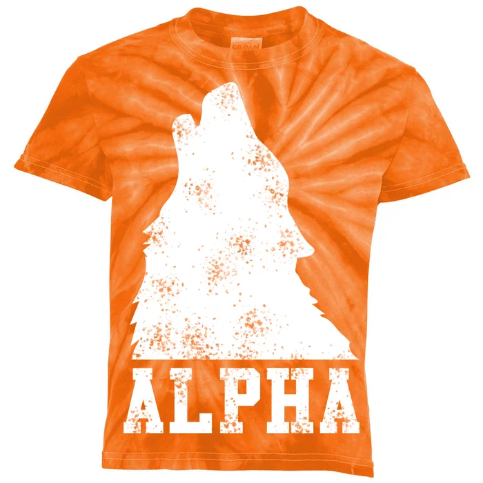 Alpha Wolf Kids Tie-Dye T-Shirt