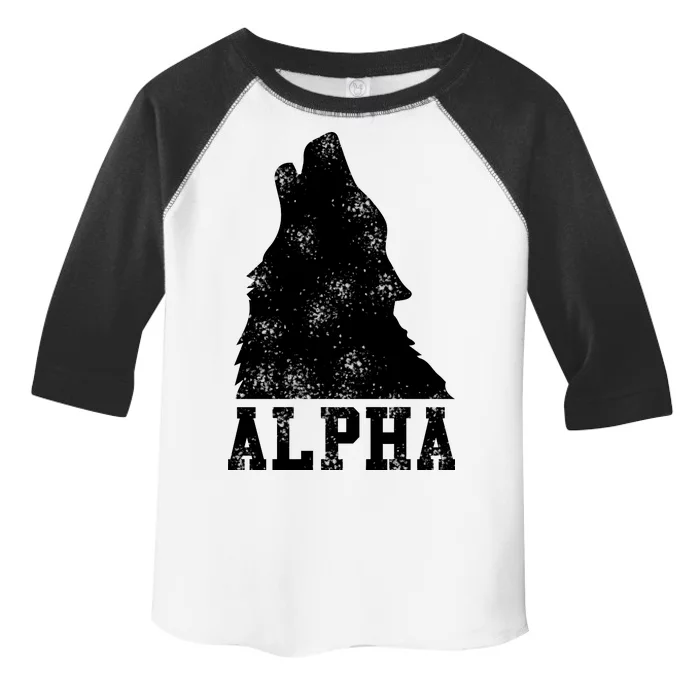 Alpha Wolf Toddler Fine Jersey T-Shirt