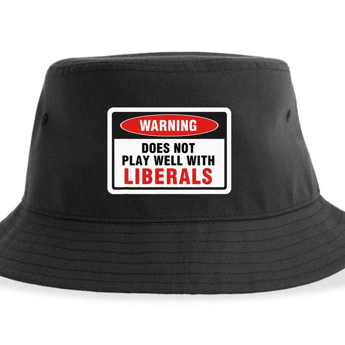 Anti Liberal Republican Does Not Play Well With Liberals Sustainable Bucket Hat