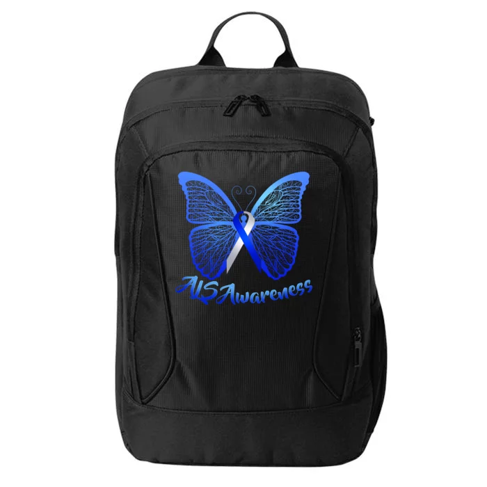 ALS Awareness Butterfly City Backpack