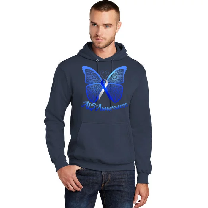 ALS Awareness Butterfly Tall Hoodie