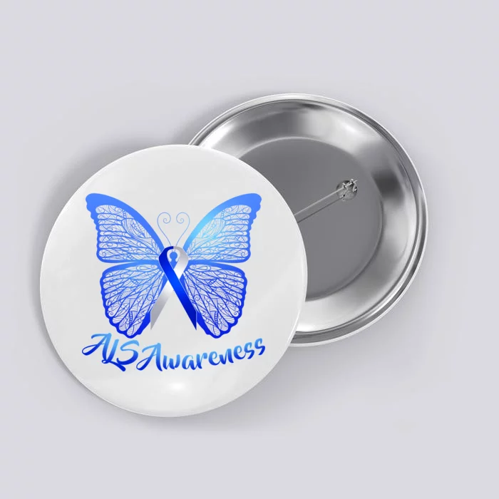 ALS Awareness Butterfly Button